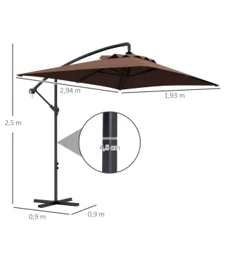 Parasol Excéntrico