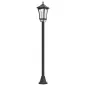 Farol Solar de Jardín con 6h de Autonomía y Anclaje de Suelo Farol de Exterior en ABS y Policarbonato Ø15x127 cm Negro Farol Solar de Jardín con 6h de Autonomía y Anclaje de Suelo Farol de Exterior en ABS y Policarbonato Ø15x127 cm Negro