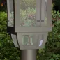 Farol Solar de Jardín con 6h de Autonomía y Anclaje de Suelo Farol de Exterior en ABS y Policarbonato Ø15x127 cm Negro
