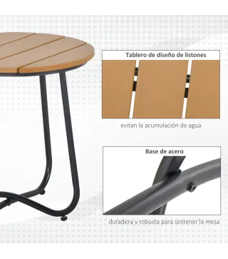 Mesa Auxiliar Jardín
