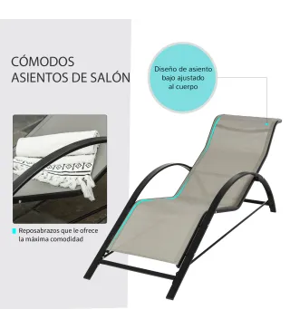 Conjunto de Tumbonas