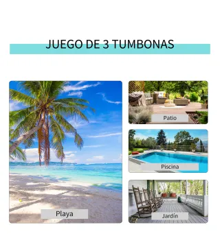 Conjunto de Tumbonas