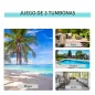 Set de 2 Tumbonas Jardín Exterior con Mesa Auxiliar de Vidrio Templado Tumbonas con Reposabrazos para Patio Terraza Gris Set de 2 Tumbonas Jardín Exterior con Mesa Auxiliar de Vidrio Templado Tumbonas con Reposabrazos para Patio Terraza Gris