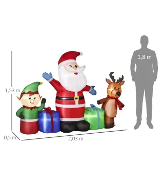 Inflable de Navidad