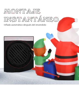 Inflable de Navidad