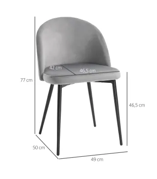 Set 2 Sillas de Comedor