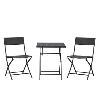 Conjunto de 3 Piezas de Ratán