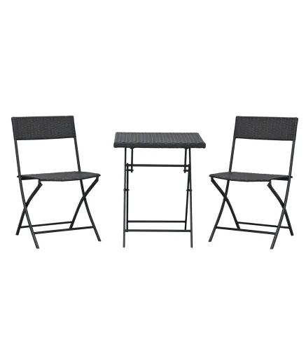 Conjunto de 3 Piezas de Ratán