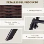 Conjunto de 3 Piezas de Ratán