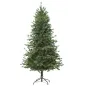 Árbol de Navidad Ø90x180 cm Artificial con 696 Ramas PE Tridente y PVC Individual y Base Plegable Árbol Navideño Decorat