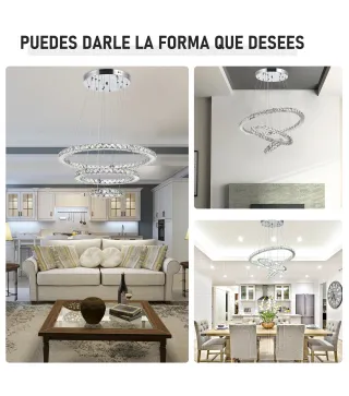 Lámpara de Araña de Cristal