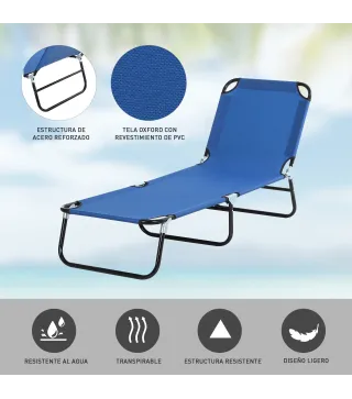 Tumbona Plegable
