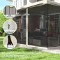 4 Paneles Laterales de Mosquitera para Carpa