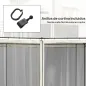 4 Paneles Laterales de Mosquitera para Carpa