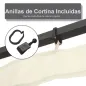4 Paneles Laterales de Mosquitera para Carpa