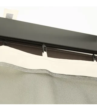 4 Paneles Laterales de Mosquitera para Carpa