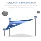 Toldo Vela de Sombra Triangular