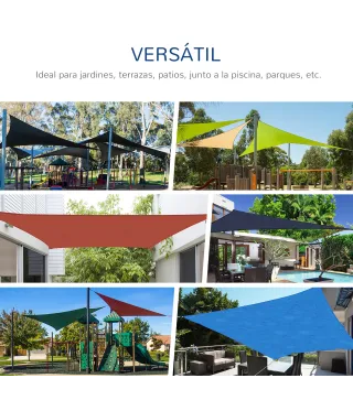 Toldo Vela de Sombra Triangular