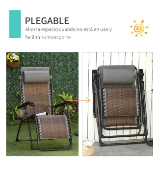 Tumbona Plegable