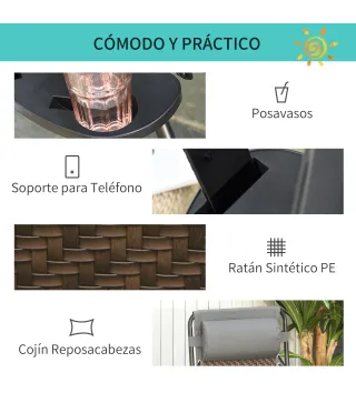 Tumbona Plegable