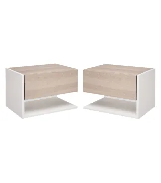 Juego de 2 Mesitas de Noche