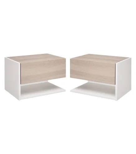 Juego de 2 Mesitas de Noche