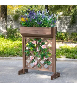 Jardinera con Enrejado