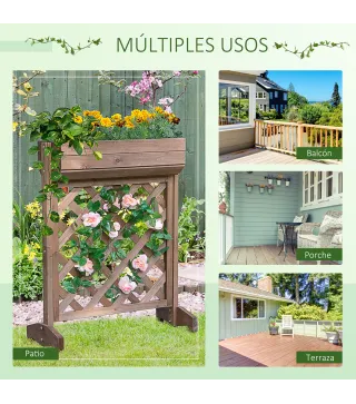 Jardinera con Enrejado