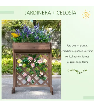Jardinera con Enrejado
