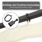 4 Paneles Laterales de Mosquitera para Carpa