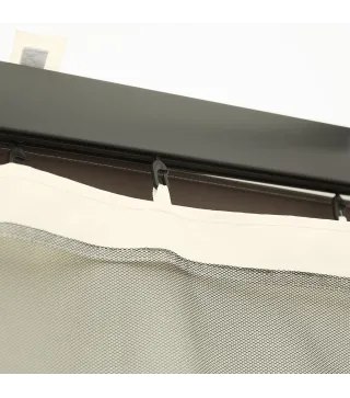 4 Paneles Laterales de Mosquitera para Carpa