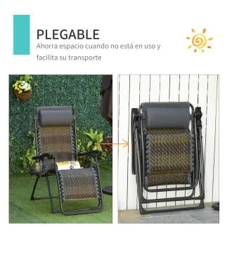 Tumbona Plegable