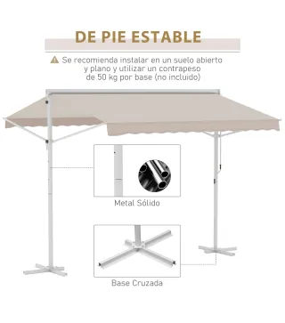 Toldo de Pie