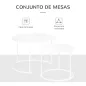 Juego de 2 Mesas Auxiliares