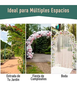 Arco de Jardín con Puerta