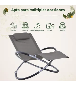 Tumbona Mecedora de Jardín