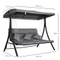 Silla de Columpio con Dosel