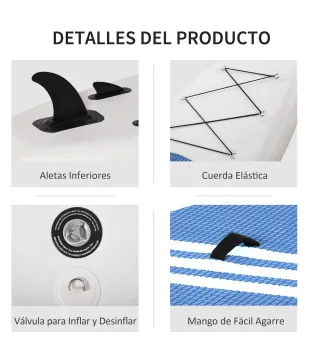 Tabla de Paddle Surf Hinchable