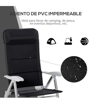 Silla de Jardín Plegable