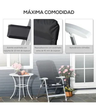 Silla de Jardín Plegable
