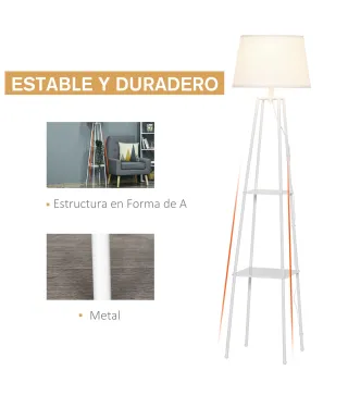Lámpara de Pie Trípode