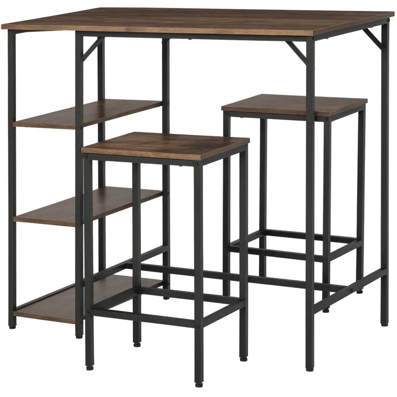 Set de Mesa de Bar y Taburetes Set de Mesa de Bar y Taburetes