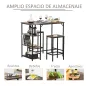 Set de Mesa de Bar y Taburetes Set de Mesa de Bar y Taburetes