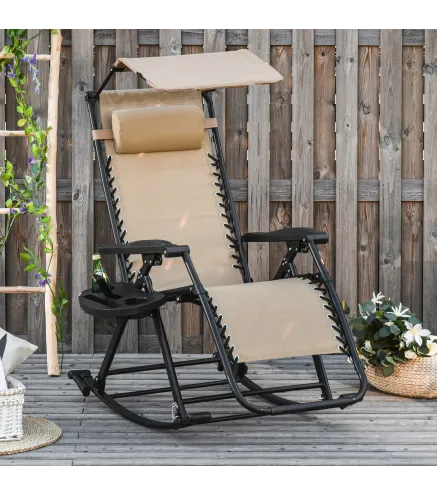 Silla Mecedora de Jardín