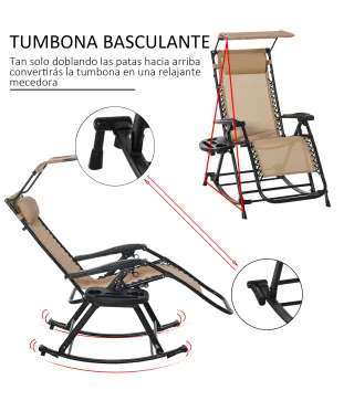 Silla Mecedora de Jardín