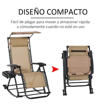 Silla Mecedora de Jardín