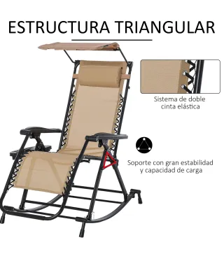 Silla Mecedora de Jardín