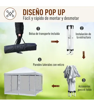 Carpa Plegable 3x3m