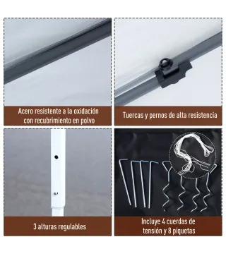 Carpa Plegable 3x3m
