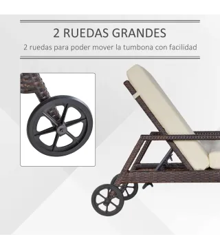 Tumbona de Ratán